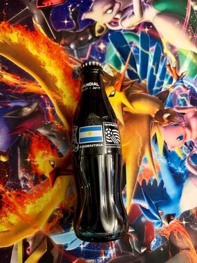 Vtg 1994 FIFA World Cup Mexico Coca-Cola Classic Glass Bottle Argentina 8 oz